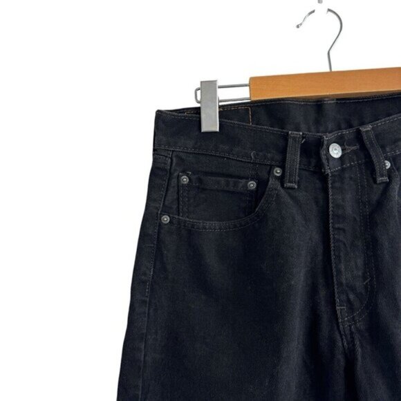 Levis 505 Regular Fit Straight Leg Non Stretch Cotton Men's Custom Jeans 31 X 30 - Picture 3 of 12